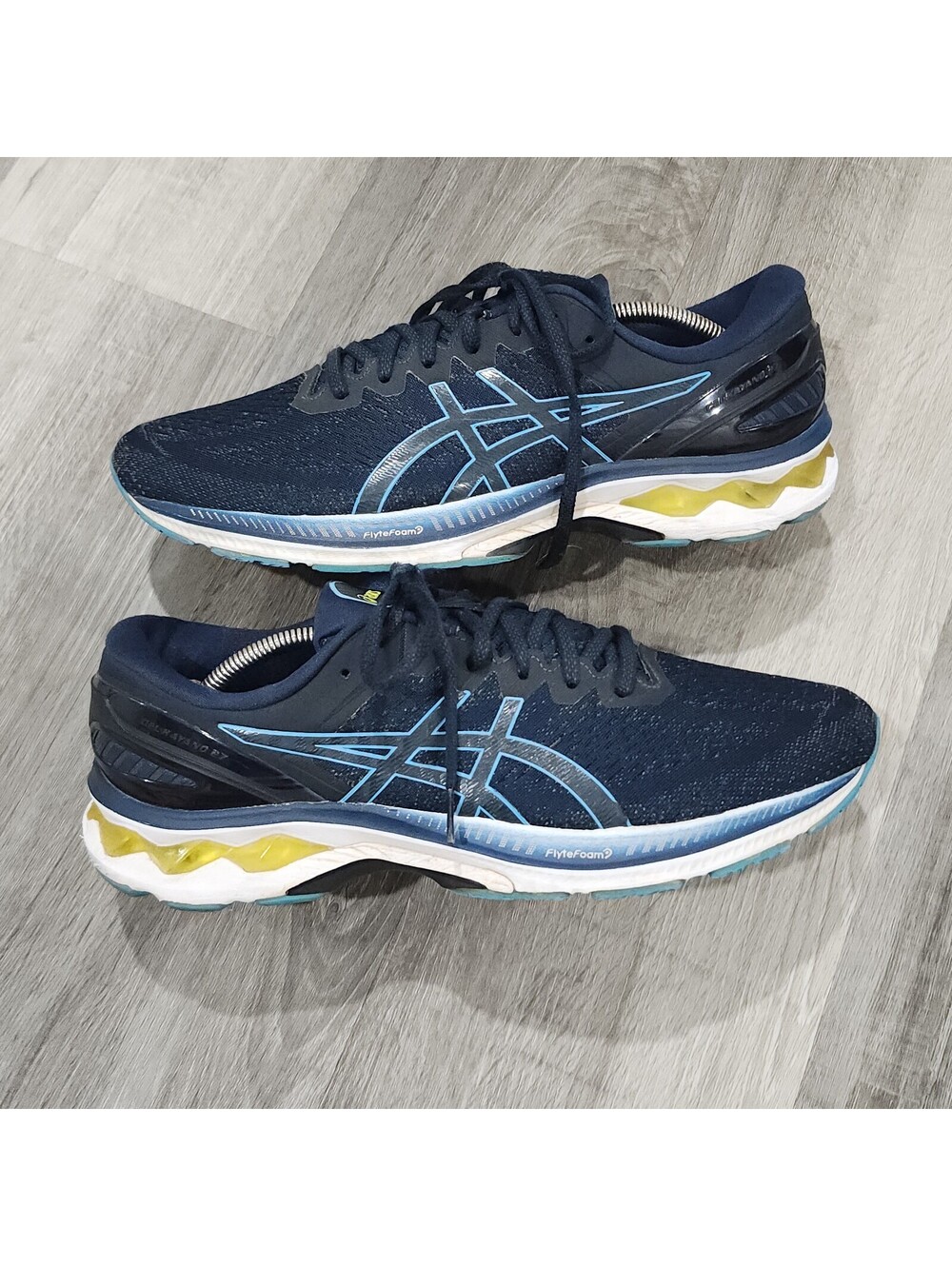 Asics Gel-Kayano 27 French Blue Digital Aqua 1011A767 Running Gym Exercise 11.5